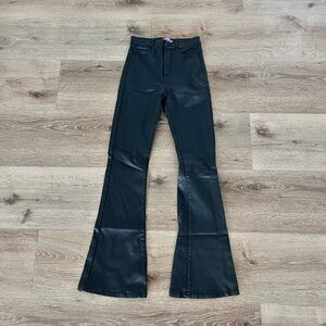 EDIKTED viral leather flare pant!